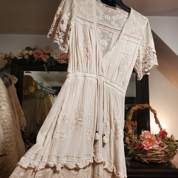 HOLD for IvoryRose // Spell Maggie Gown Medium - Picture 5 of 16